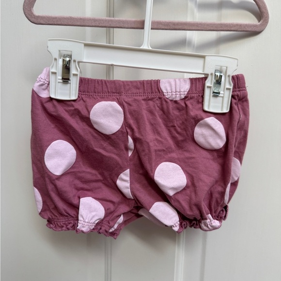 Carter's 18M Mauve & Pink Baby Girls Soft Shorts with Ruffle Leg Opening - Picture 1 of 5